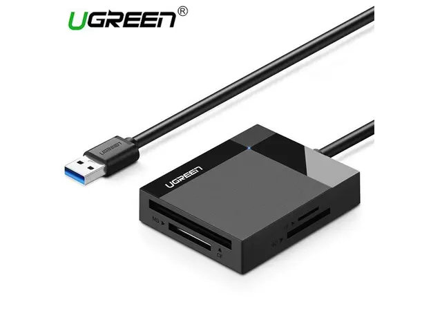 ბარათის წამკითხველი UGREEN CR125 (30333) USB 3.0 All-in-One Card Reader 0.5M