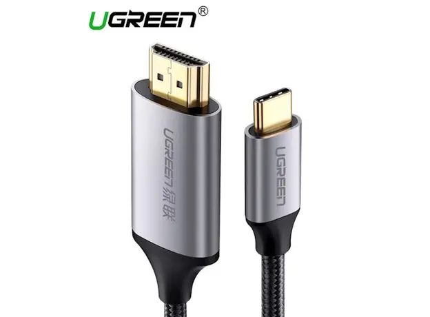 HDMI კაბელი Ugreen MM142 (50570) USB C HDMI Cable Type C to HDMI 1.5M Thunderbolt 3 for MacBook Samsung Galaxy S9 / S8 Huawei Mate 10 Pro P20 USB-C HDMI Adapter  Type C to HDMI Cable  1.5M, 2 image