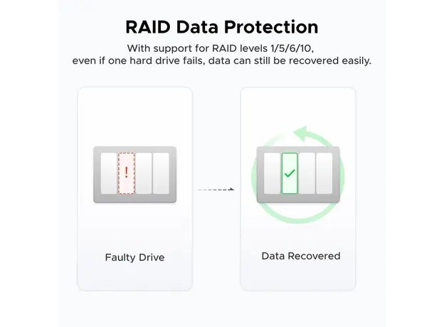 შენახვის სისტემა UGREEN NASync DXP4800 (25372B), Intel N100, 8GB, Diskless, RJ45, USB, Type-C, HDMI, Space Gray, 10 image