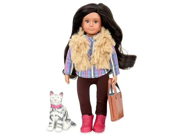 თოჯინა და კატა LORI 6" DOLL (HS) & PET CAT