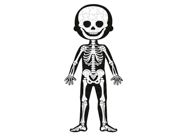 სათამაშო თავსატეხი Janod Educational Puzzle Human Body, 3 image