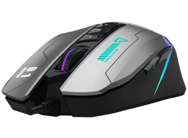 მაუსი A4tech Bloody W60 Max RGB Gaming Mouse Gun Grey, 5 image