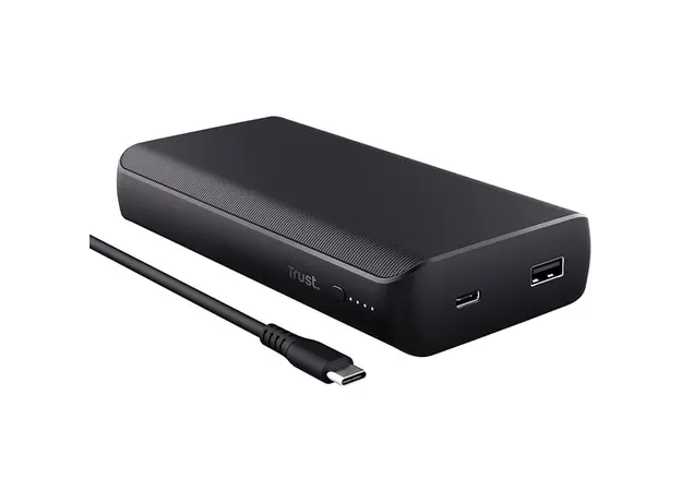 პორტატული დამტენი ნოუთბუქისთვის TRUST LARO 65W USB-C LAPTOP POWERBANK (20000 MAH), 2 image