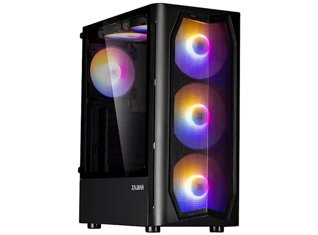 ქეისი Zalman N4REV.1, Computer Case, MidT, ATX, Micro-ATX, Mini-ATX, 2xUSB 2.0, USB 3.0, Black, 3 image