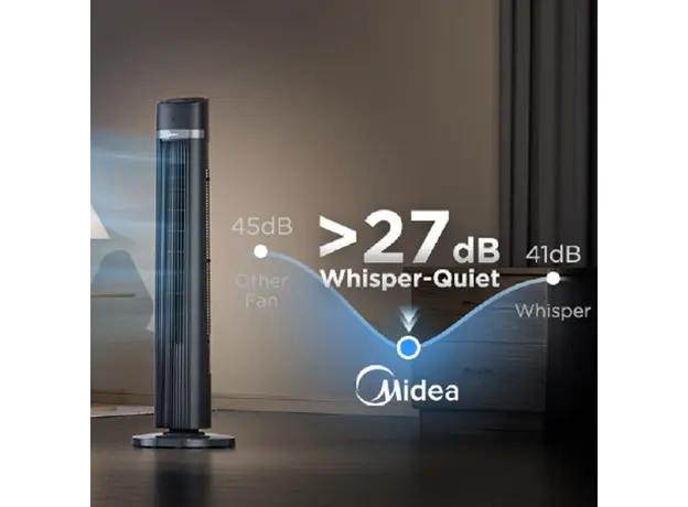 ვენტილატორი Midea FZ10-18TRB, 45W, Fan, Black, 4 image