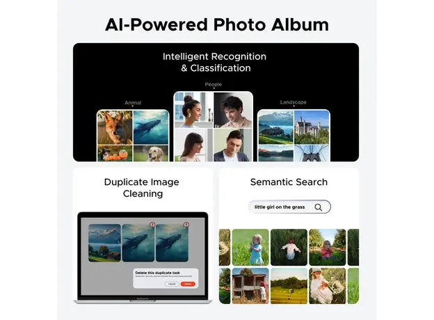 შენახვის სისტემა UGREEN NASync DXP4800 (25372B), Intel N100, 8GB, Diskless, RJ45, USB, Type-C, HDMI, Space Gray, 4 image