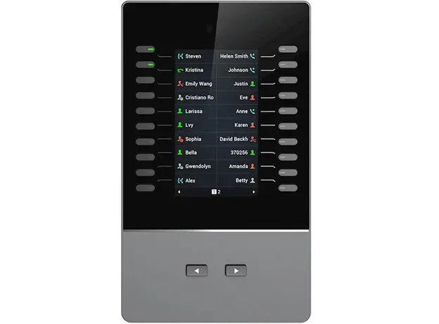 გაფართოების მოდული Expansion Module for GXV3350 and GRP2615 20 dual-colored extension keys and 2 arrow keys for page switching (allowing each GBX20 to support up to 40)