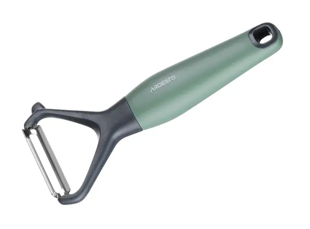ბოსტნეულის სათლელი ARDESTO Peeler  Gemini, gray/green, s/s, pp with soft touch