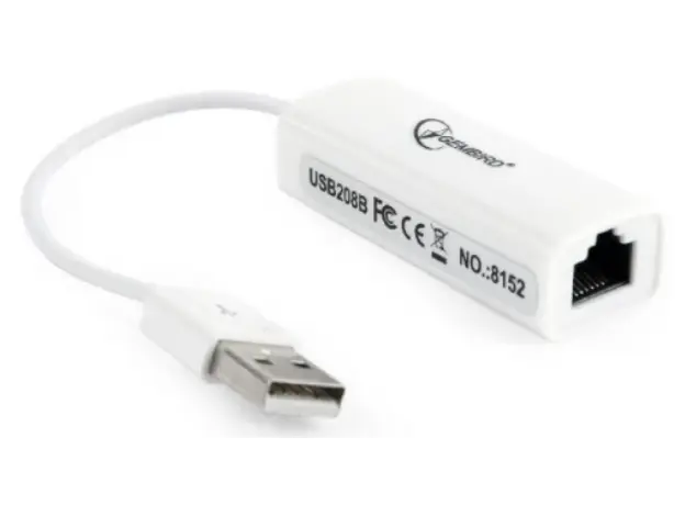ადაპტერი Gembird NIC-U2-02 USB 2.0 LAN adapter, 5 image