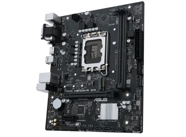 დედა დაფა ASUS PRIME H610M-R D4-SI s1700 H610 2xDDR4 M.2 HDMI-VGA-DP mITX, 4 image
