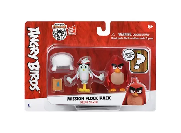 სათამაშო ნაკრები Jazwares ANB - Mission Flock (Red and Silver), 2 image
