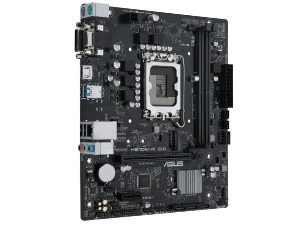 დედა დაფა ASUS PRIME H610M-R D4-SI s1700 H610 2xDDR4 M.2 HDMI-VGA-DP mITX, 3 image