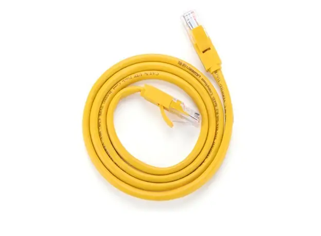 UTP LAN კაბელი UGREEN NW103 (11230) Cat5e Patch Cord UTP Lan Cable 1m (Yellow), 3 image