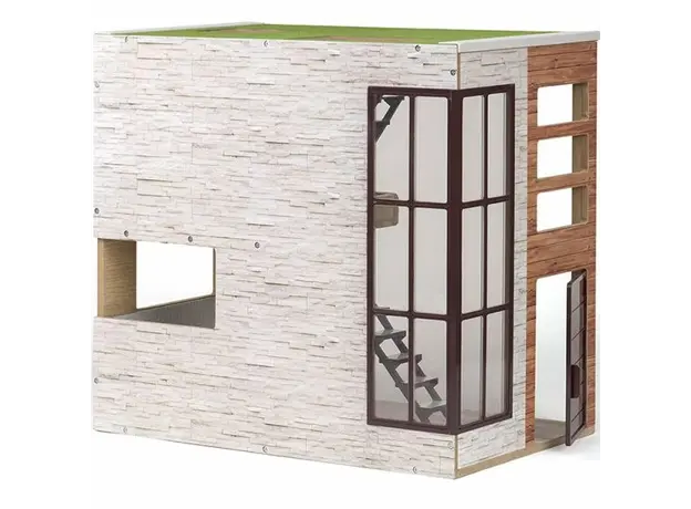 სათამაშო სახლი LORI LORI WOOD HOUSE FOR 6" DOLL LO37004Z, 4 image