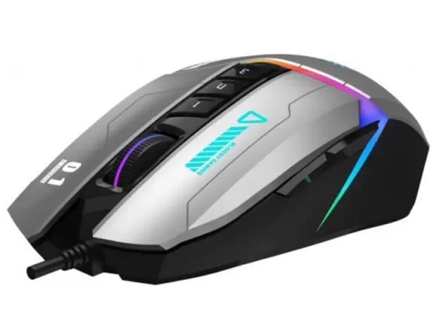 მაუსი A4tech Bloody W60 Max RGB Gaming Mouse Gun Grey, 4 image