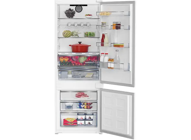 ჩასაშენებელი მაცივარი Beko BCSE400E40SN b300, 370L, Built-in Refrigerator, White, 3 image