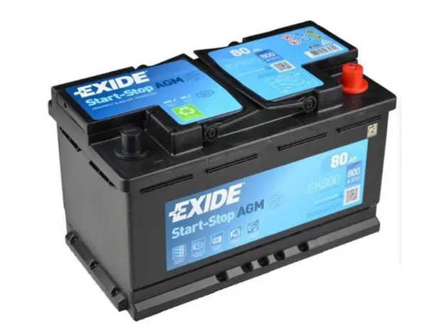 აკუმულატორი Exide AGM EK800 80 ა*ს R+