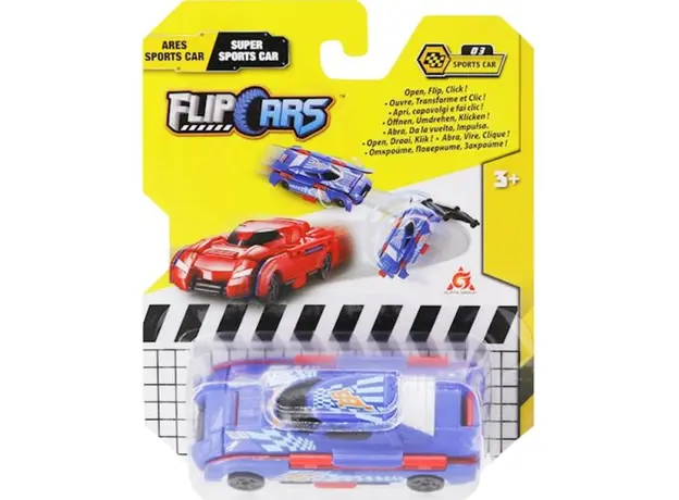 მანქანა Flip Cars 2-in-1 Flip Vehicle- Sports Super Car, 5 image