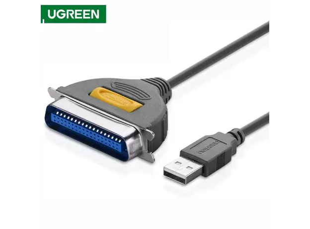 პრინტერის კაბელი UGREEN CR124 (20225) USB to CN36 IEEE1284 Parallel Printer Cable 2m, 2 image