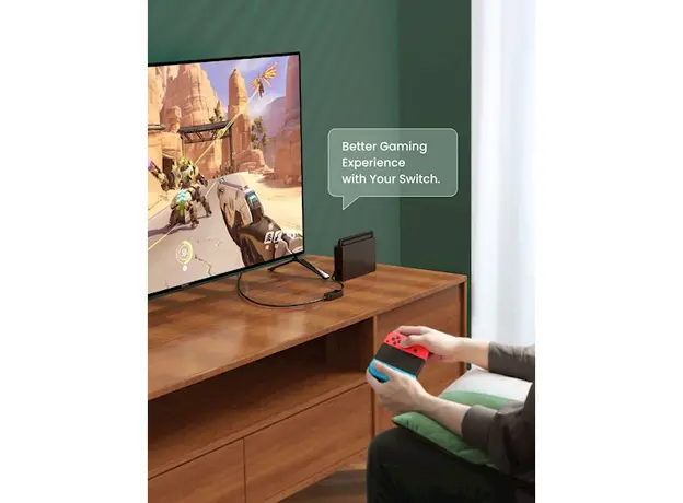 ლან ადაპტერი UGREEN CR111 (20256) USB 3.0 to RJ45 Gigabit Ethernet Adapter, Black, 3 image