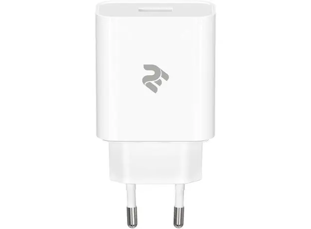 მობილურის დამტენი 2Е-WC1USB18W-W, Wall Charger USB QC3.0 DC5V/3A, Max 18W, White, 2 image