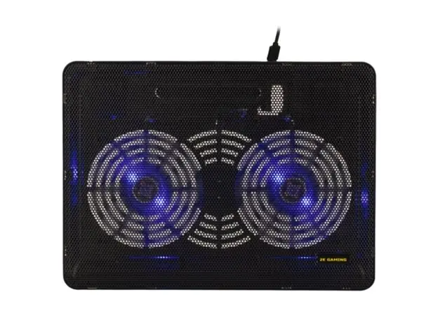 ნოუთბუქის გამაგრილებელი 2E GAMING Laptop stand CPG-001, up to 14", 1xUSB-A, Blue LED, black, 2 image