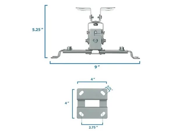 პროექტორის საკიდი 360° გრადუსით მბრუნავი ALLSCREEN PROJECTOR CELLING MOUNT CPMSR-360 ROTATE 360°, 5 image
