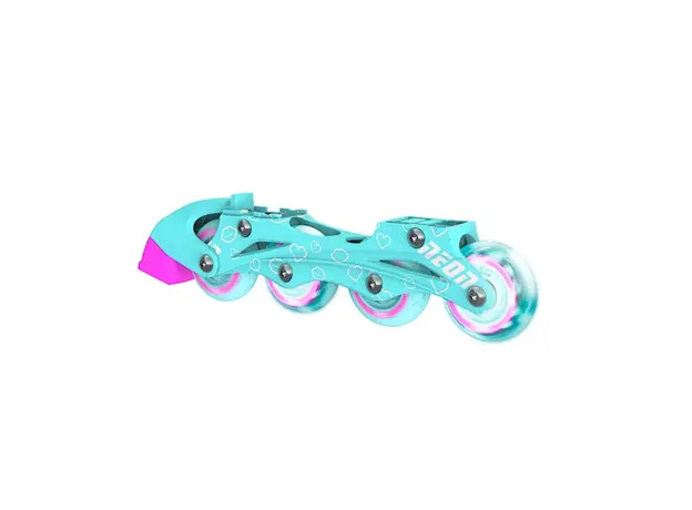 როლიკები NEON COMBO SKATES (SIZE 12-2) TEAL PINK 4L/13L/16L CL 4PK, 4 image
