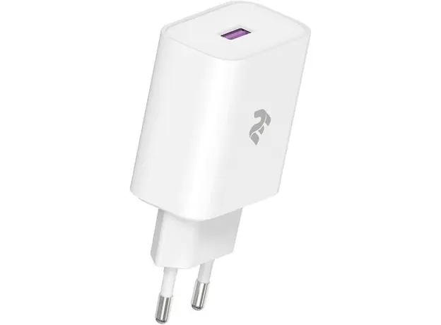 მობილურის დამტენი 2Е-WC1USB18W-W, Wall Charger USB QC3.0 DC5V/3A, Max 18W, White, 3 image