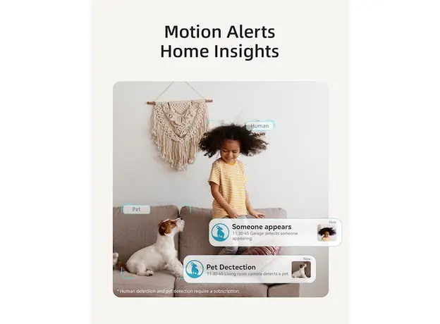 ვიდეო სათვალთვალო კამერა Blurams A33 Dome Nexa, Indoor Security Camera, White, 7 image