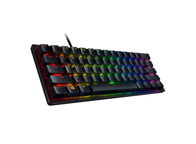 კლავიატურა Razer Gaming Keyboard Huntsman Mini Red Switch USB US RGB, Black, 3 image