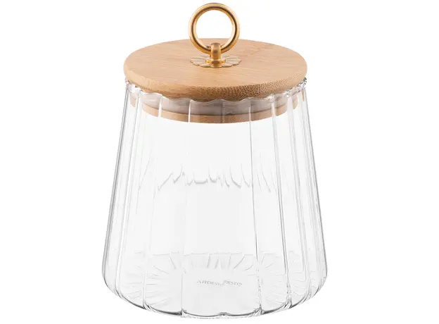 ქილა Ardesto Jar Fresh Vintage 650 ml, glass, bamboo