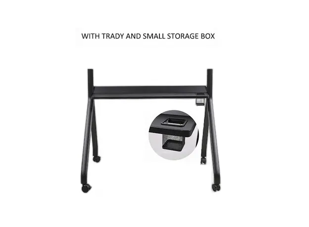 ტელევიზორის საკიდი Allscreen Universal LCD LED TV Bracket R12, With Roller, Size 55”-120”, Black, 5 image