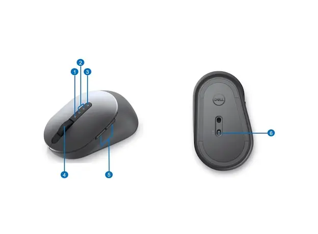 მაუსი Dell Multi-Device Wireless Mouse - MS5320W, 6 image