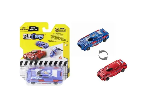 მანქანა Flip Cars 2-in-1 Flip Vehicle- Sports Super Car, 4 image