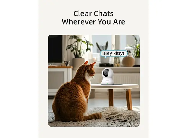 ვიდეო სათვალთვალო კამერა Blurams A33 Dome Nexa, Indoor Security Camera, White, 6 image