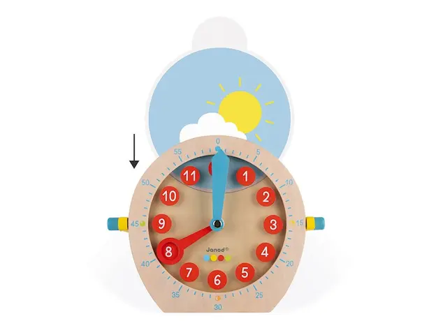 სასწავლო საათი Janod Learn To Tell The Time, 3 image