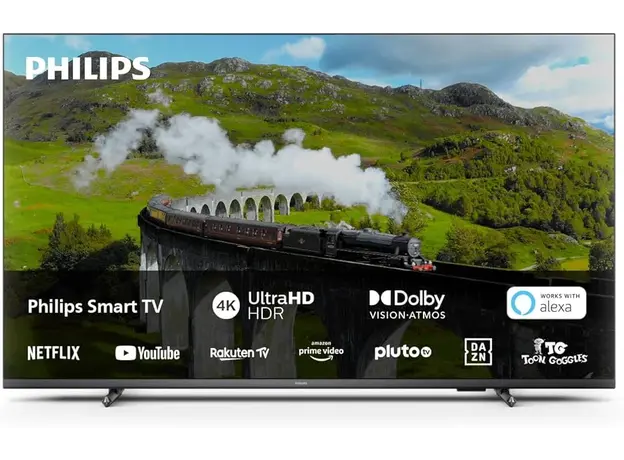 ტელევიზორი Philips 50PUS7608/12, 50", 4K UHD, Smart TV, Android TV, USB, HDMI, LAN, WIFI, Grey, 2 image