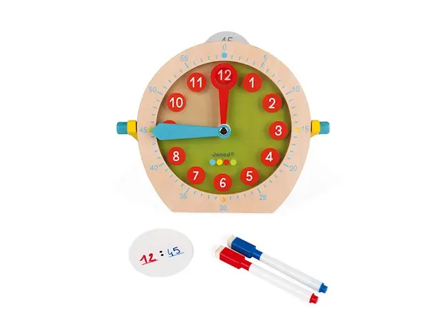 სასწავლო საათი Janod Learn To Tell The Time, 4 image