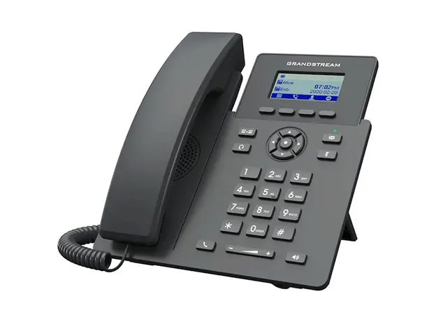 IP ტელეფონი Grandstream GRP2601P Carrier-Grade IP Phones 2 lines 2 SIP accounts Dual 10/100 Mbsps Ethernet ports PoE, 4 image