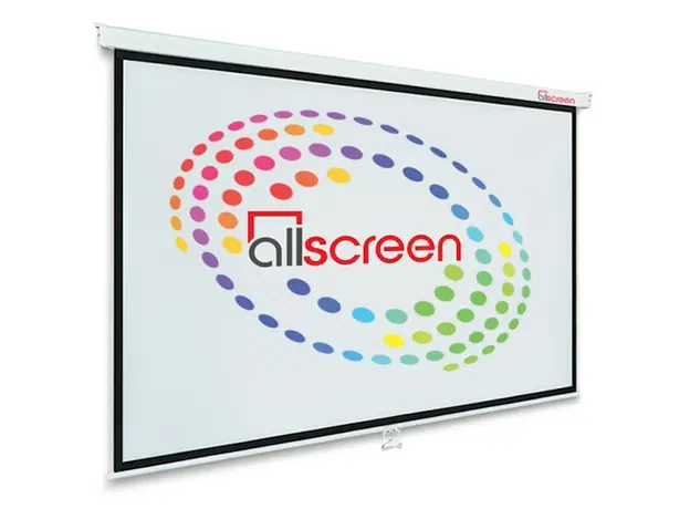 პროექტორის ეკრანი ALLSCREEN MANUAL PROJECTION SCREEN 213X169CM 16:9 HD FABRIC CWP-213169 Diagonal 107 inch / 271 CM