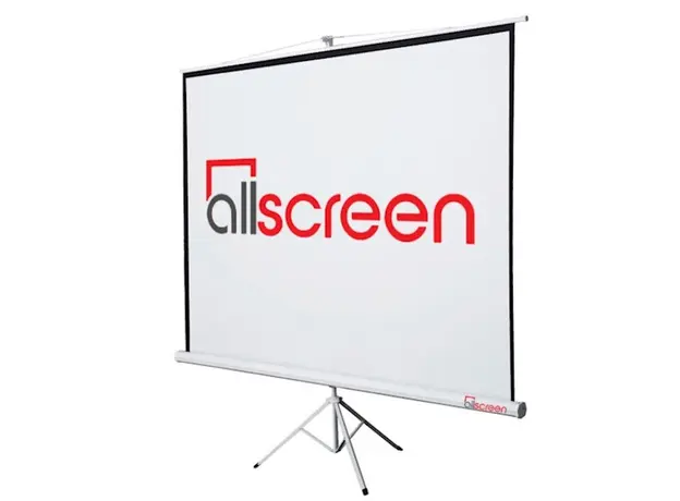 პროექტორის ეკრანი ALLSCREEN TRIPOD PROJECTION SCREEN 180X180CM HD FABRIC CTP-7272 100 inch, 2 image