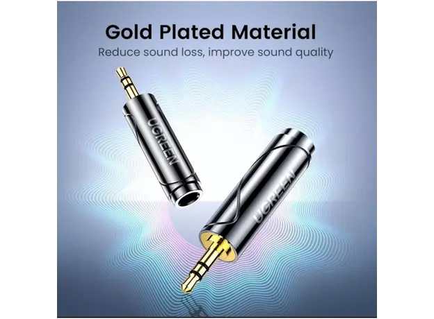 აუდიო ადაპტერი UGREEN 80730 3.5mm to 6.35mm Audio Adapter, 5 image