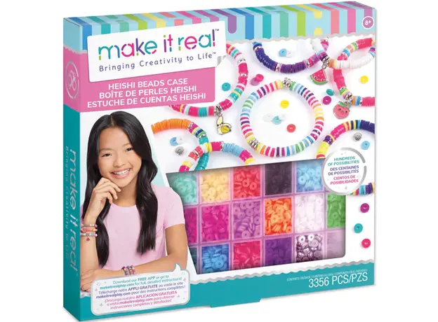 მძივების ნაკრები Make It Real Heishi Beads Kit, 2 image