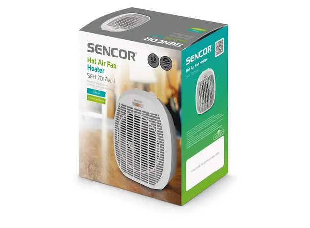 ელექტრო გამათბობელი SENCOR SFH 7017WH FAN HEATER, 10 image