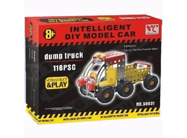 სათამაშო ტრაქტორი Same Toy DIY Metel Model 58031Ut, 2 image