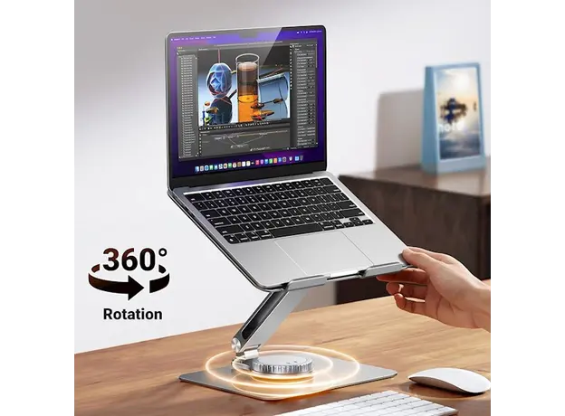 ნოუთბუქის სადგამი UGREEN LP592 (90849), Laptop Stand, Grey, 4 image