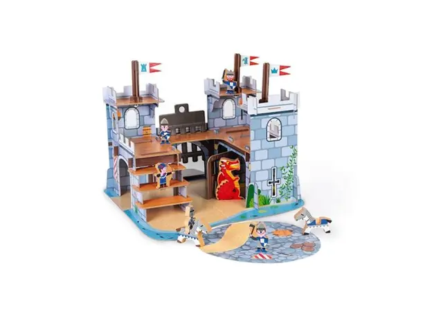 სათამაშო სასახლის ნაკრები Janod Story Fortified Castle, 4 image