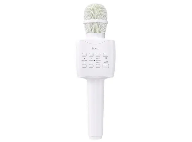 კარაოკე მიკროფონი Hoco BK5 Cantando karaoke microphone white