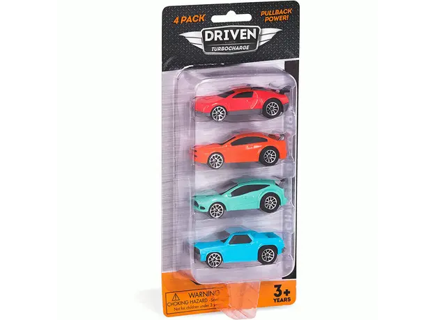 მანქანები DRIVEN TURBOCHARGE PULL-BACK STOCK CARS BLISTER, 3 image